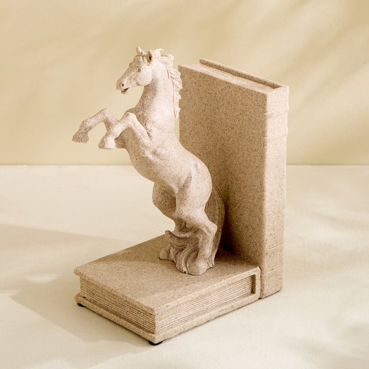 Barbara Polyresin Horse Bookend