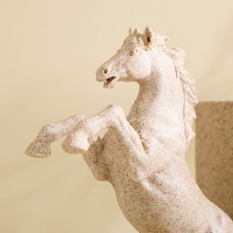 Barbara Polyresin Horse Bookend