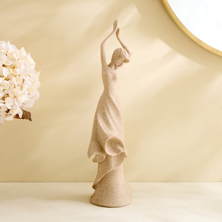 Splendid Barbara Polyresin Dancing Lady Figurine