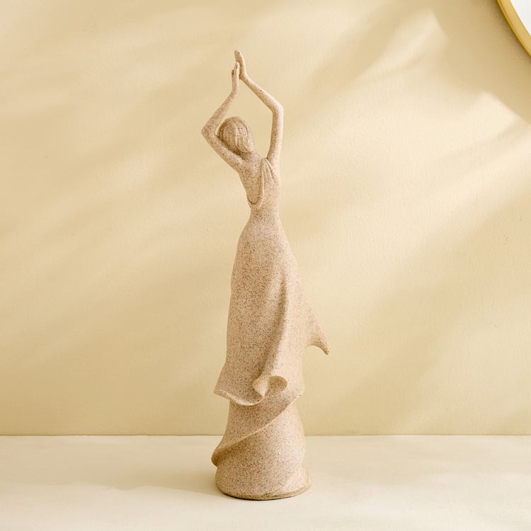 Splendid Barbara Polyresin Dancing Lady Figurine