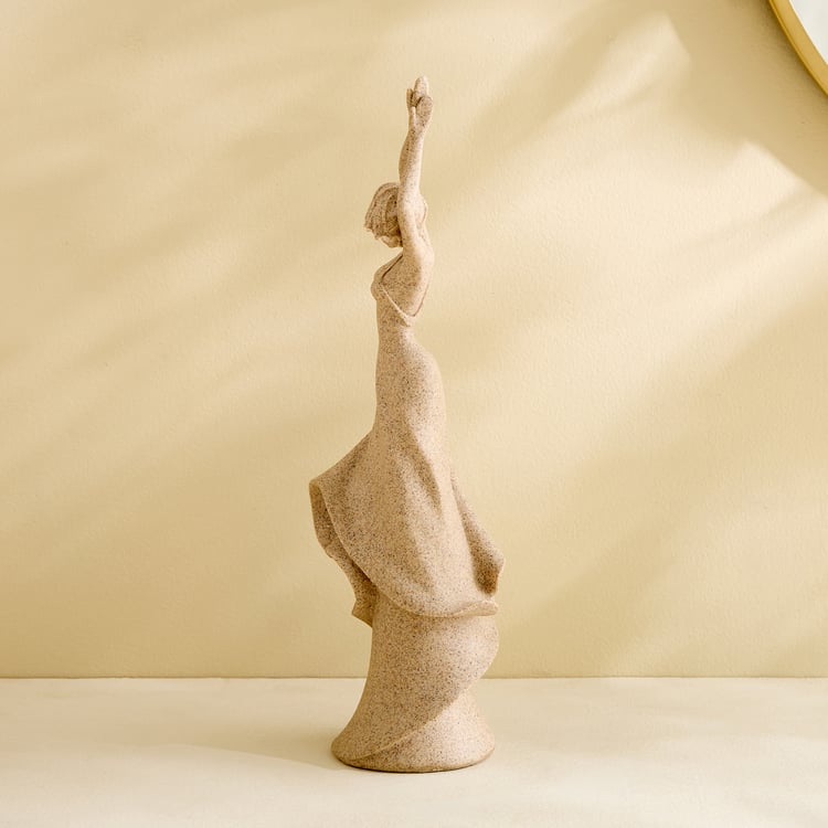 Splendid Barbara Polyresin Dancing Lady Figurine