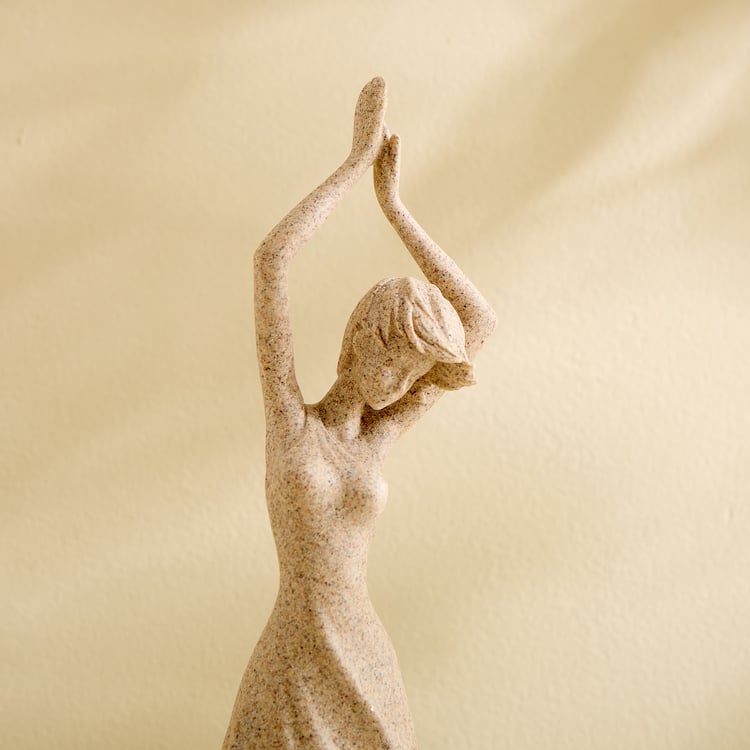 Splendid Barbara Polyresin Dancing Lady Figurine