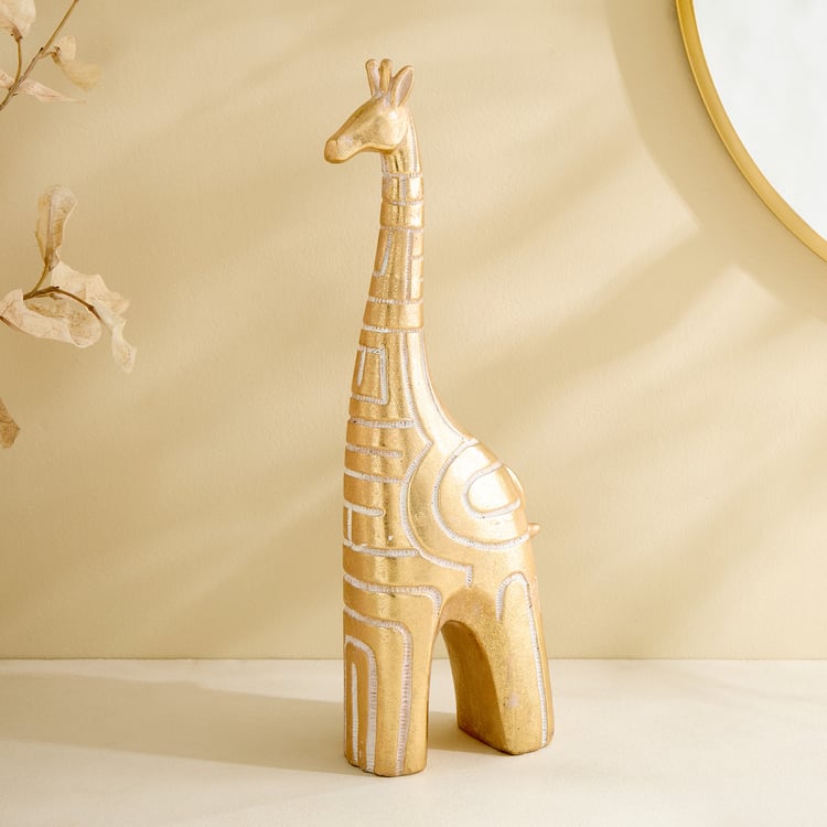 Splendid Barbara Polyresin Giraffe Figurine - Large