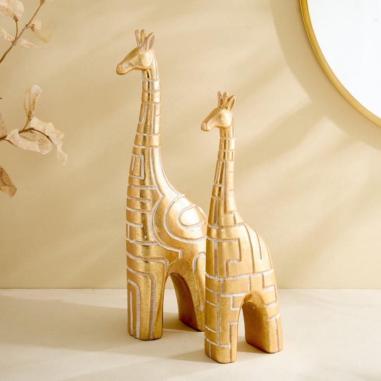 Splendid Barbara Polyresin Giraffe Figurine - Large