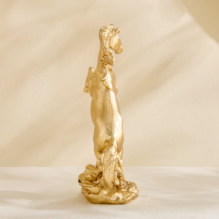 Splendid Barbara Polyresin Galloping Horse Figurine