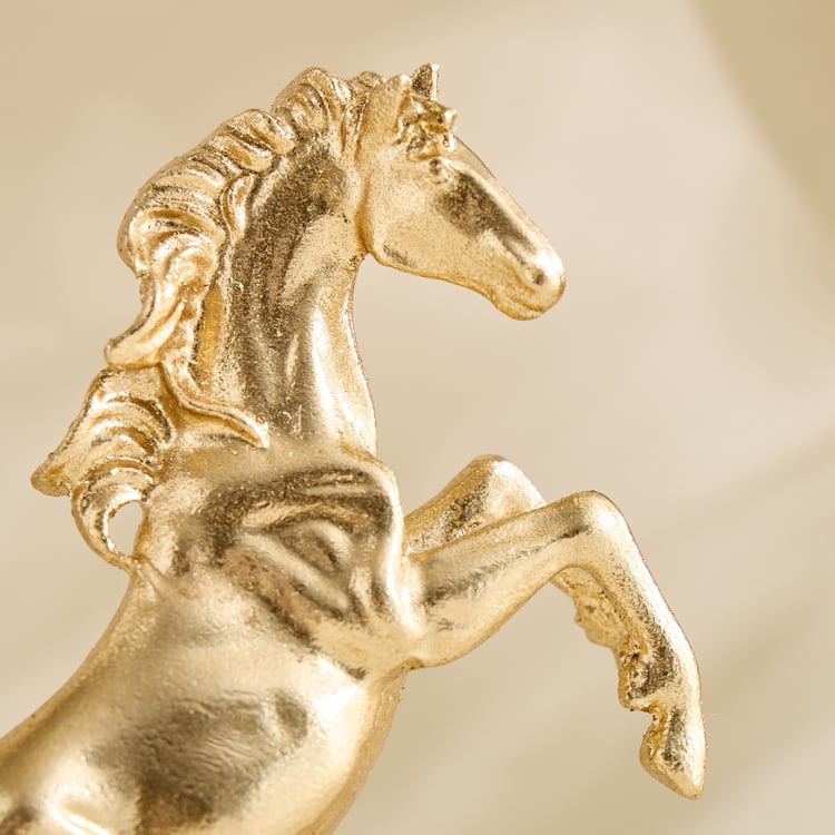 Splendid Barbara Polyresin Galloping Horse Figurine