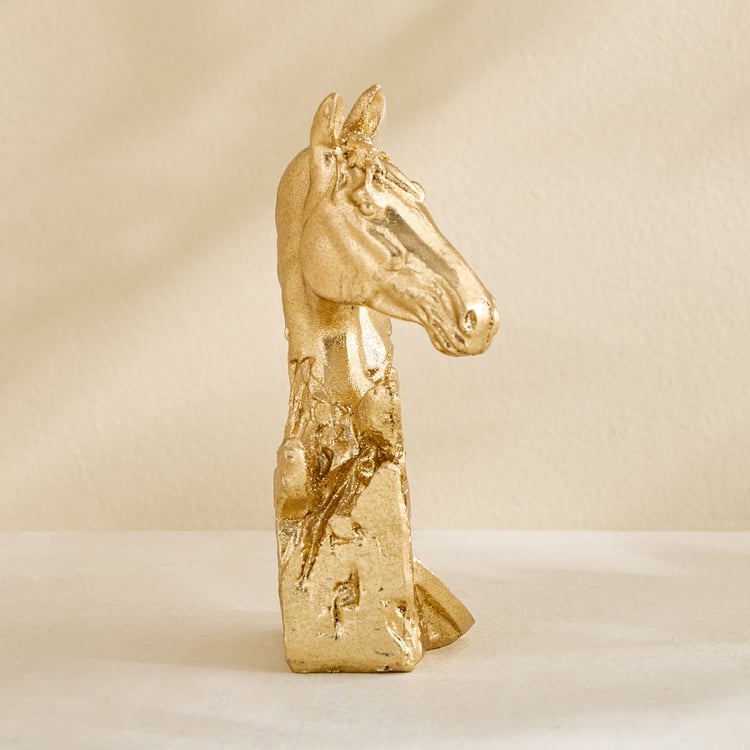 Splendid Barbara Polyresin Horse Burst Figurine