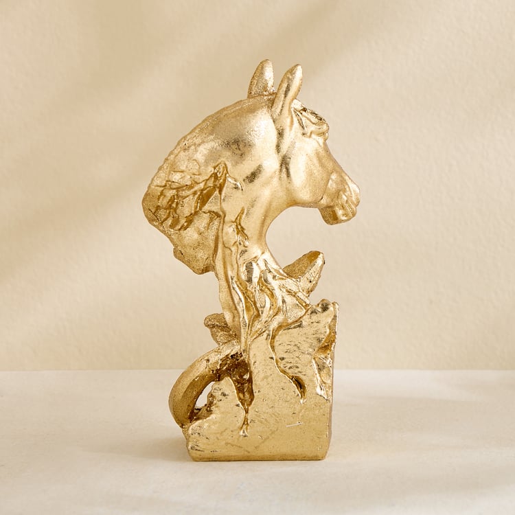 Splendid Barbara Polyresin Horse Burst Figurine