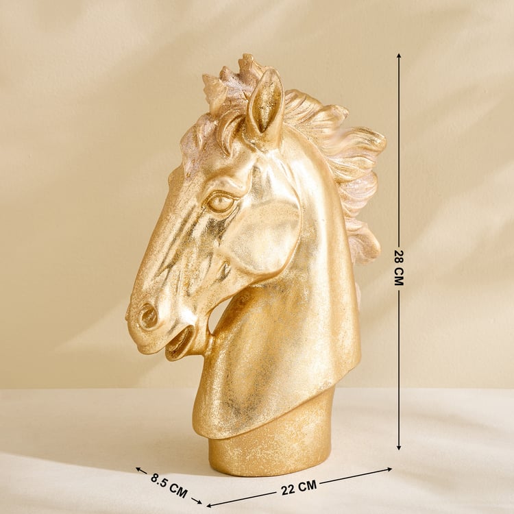 Splendid Barbara Polyresin Horse Figurine