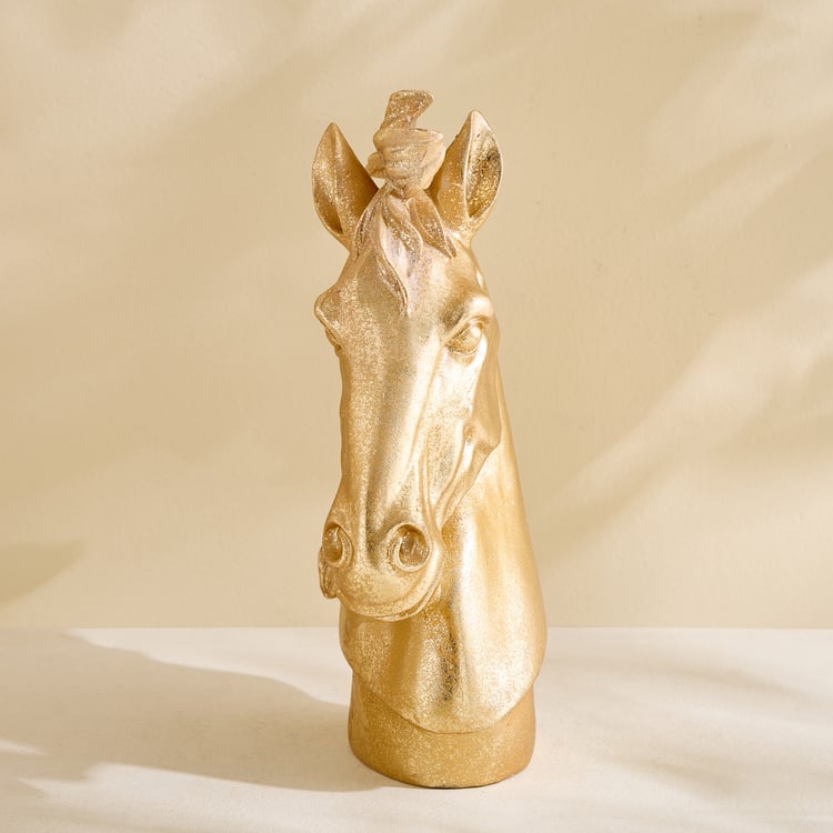 Splendid Barbara Polyresin Horse Figurine