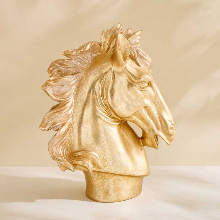Splendid Barbara Polyresin Horse Figurine