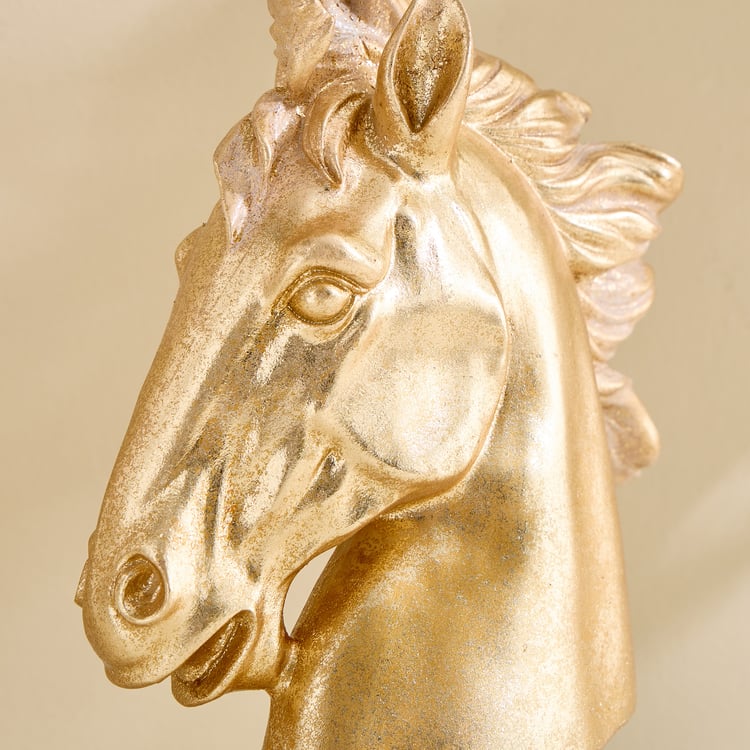 Splendid Barbara Polyresin Horse Figurine