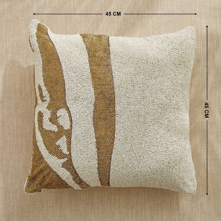 Glimmer Dusk Orli Maggie Luxe Embellished Filled Cushion - 45x45cm