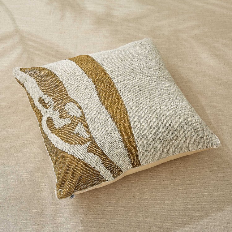 Glimmer Dusk Orli Maggie Luxe Embellished Filled Cushion - 45x45cm