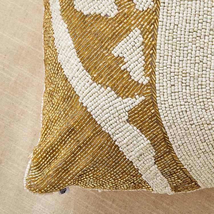 Glimmer Dusk Orli Maggie Luxe Embellished Filled Cushion - 45x45cm
