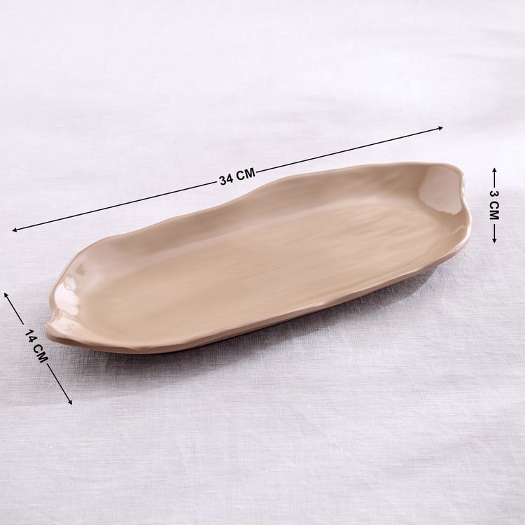 Meadows Monalisa Venice Melamine Serving Platter - 34x14x3cm