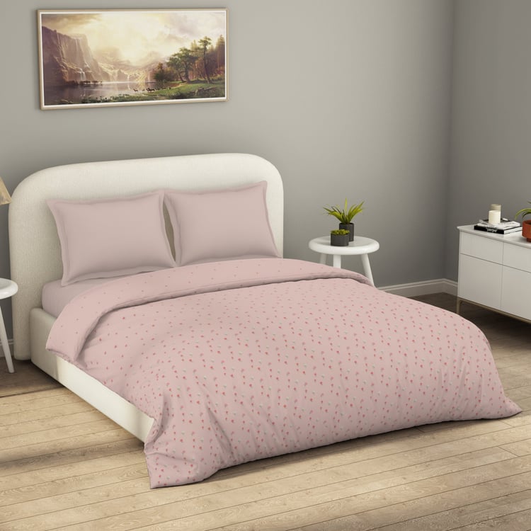 SPACES Essentials Floral Print Cotton Double Duvet Cover