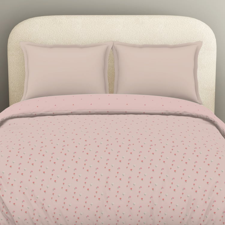 SPACES Essentials Floral Print Cotton Double Duvet Cover
