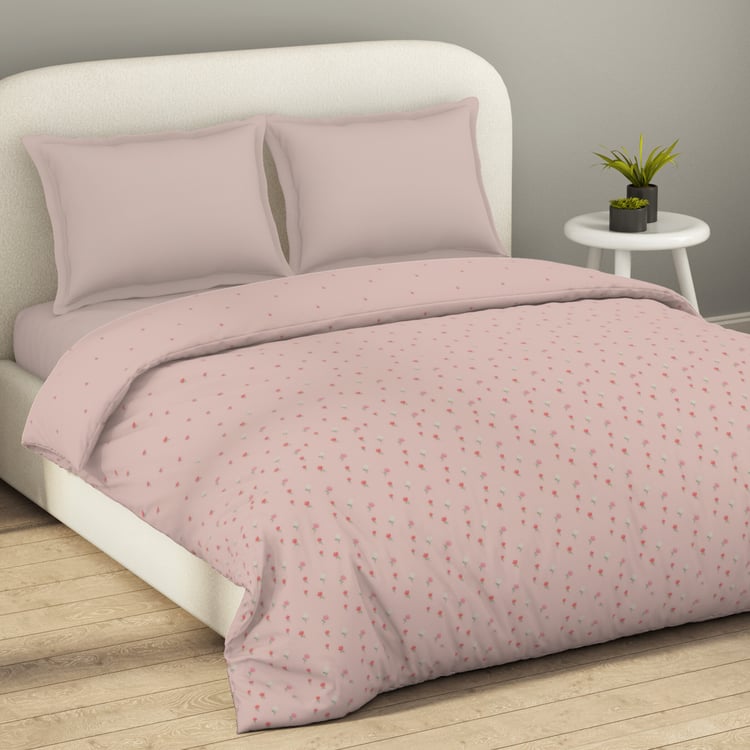 SPACES Essentials Floral Print Cotton Double Duvet Cover