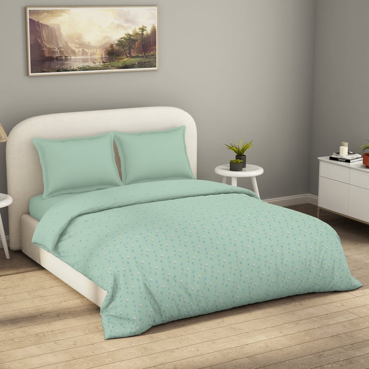 SPACES Essentials Floral Print Cotton Double Duvet Cover