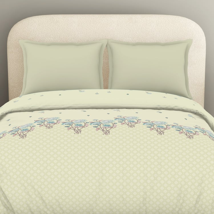 SPACES Essentials Floral Print Cotton Double Duvet Cover