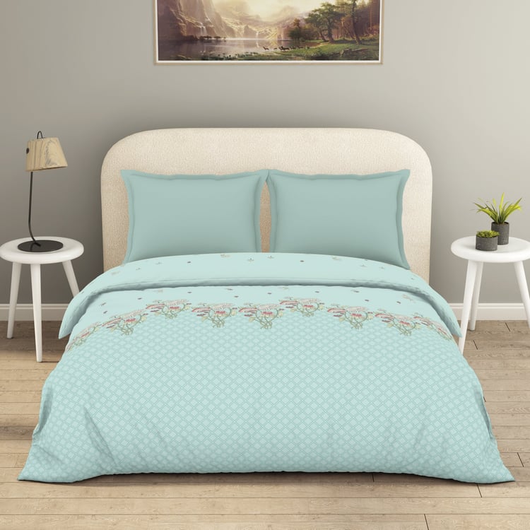 SPACES Essentials Floral Print Cotton Double Duvet Cover