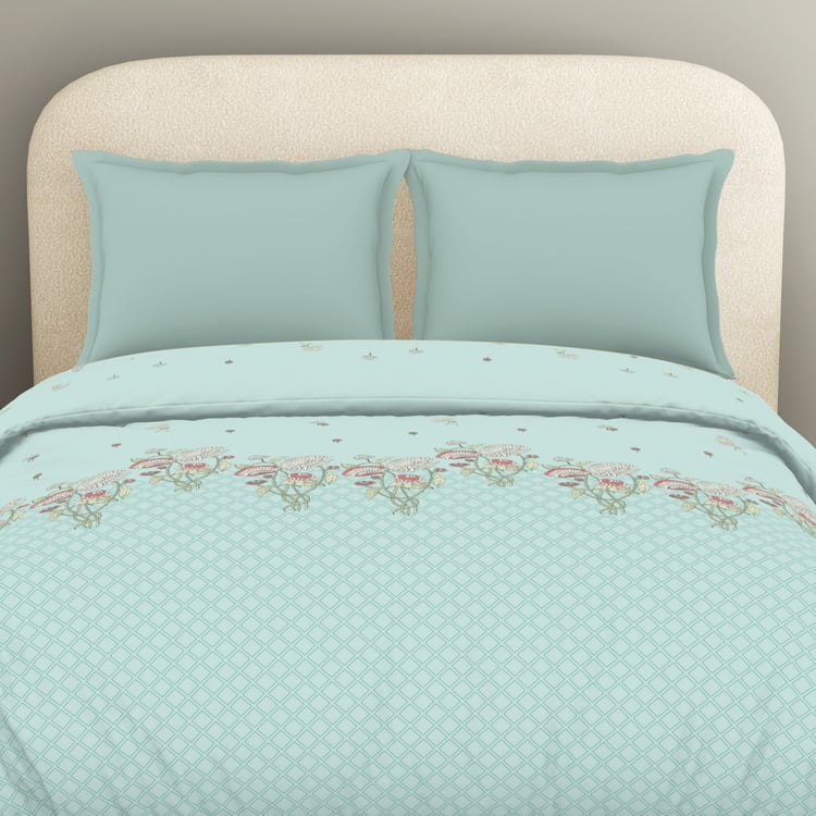 SPACES Essentials Floral Print Cotton Double Duvet Cover