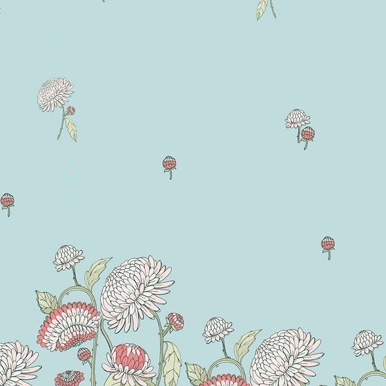 SPACES Essentials Floral Print Cotton Double Duvet Cover