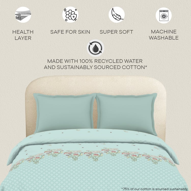 SPACES Essentials Floral Print Cotton Double Duvet Cover
