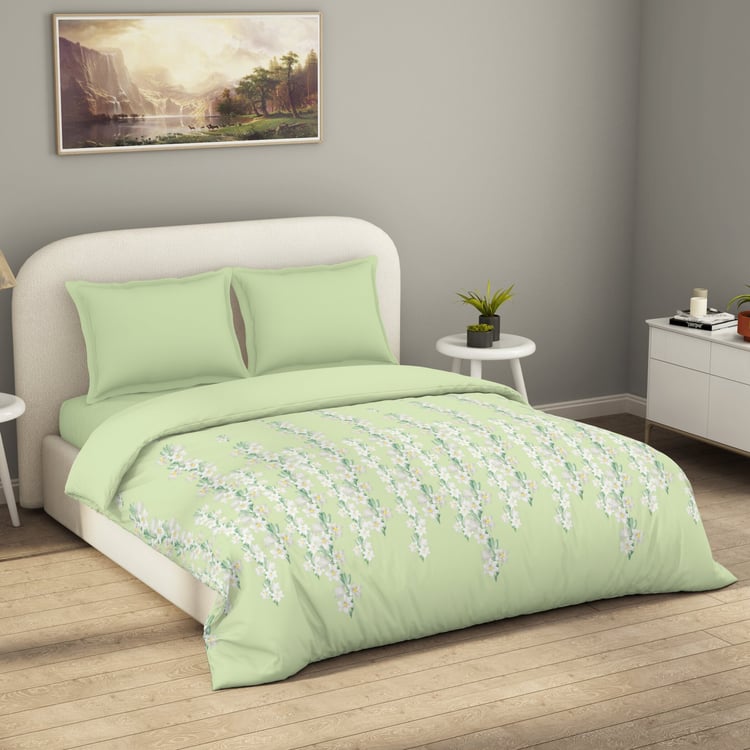 SPACES Essentials Floral Print Cotton Double Duvet Cover