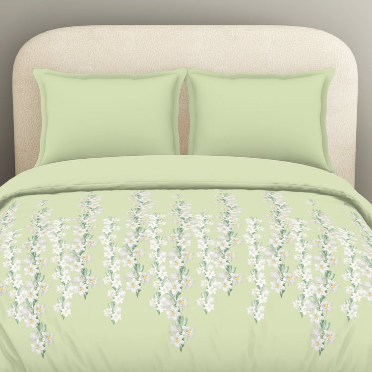 SPACES Essentials Floral Print Cotton Double Duvet Cover