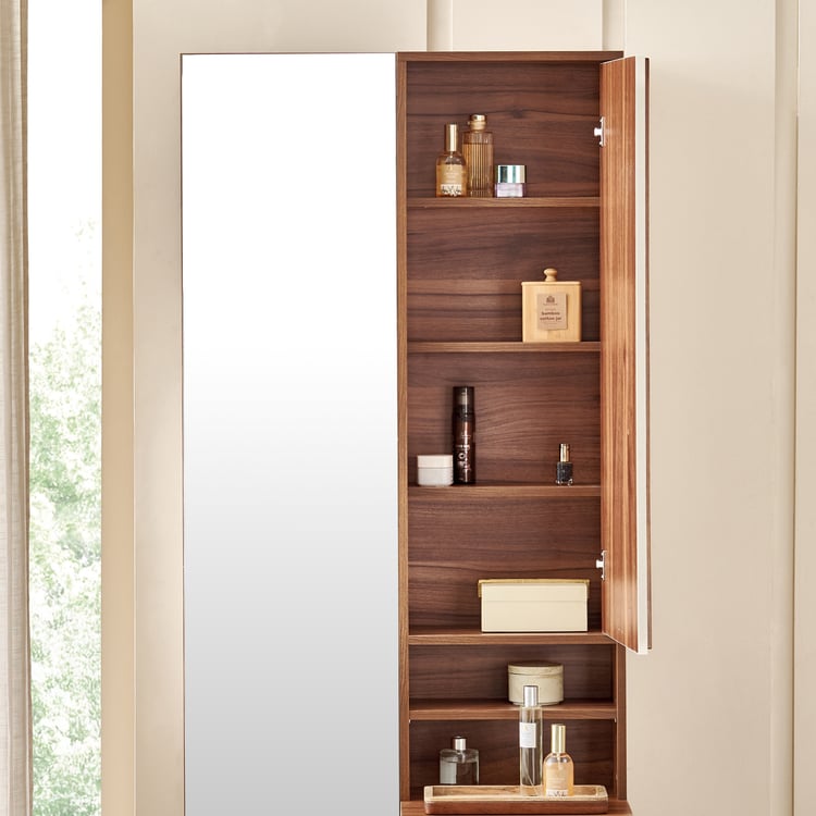 Shoji Dresser Mirror - Brown