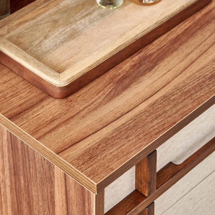 Shoji Dresser Mirror - Brown