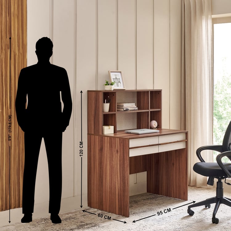 Shoji Study Desk - Brown