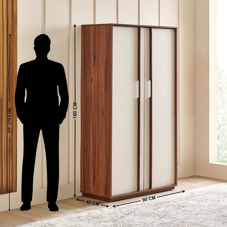 Shoji 24 Pair Shoe Cabinet - Brown