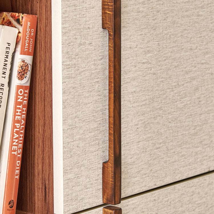 Shoji 2-Door Book Cabinet - Brown