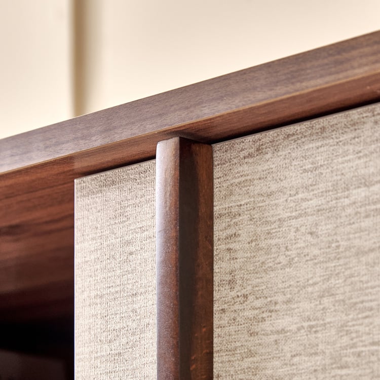Shoji 2-Door Book Cabinet - Brown