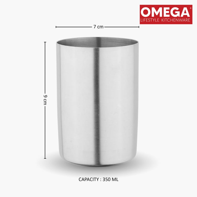 OMEGA Ivy Set of 4 Stainless Steel Tumblers - 350ml