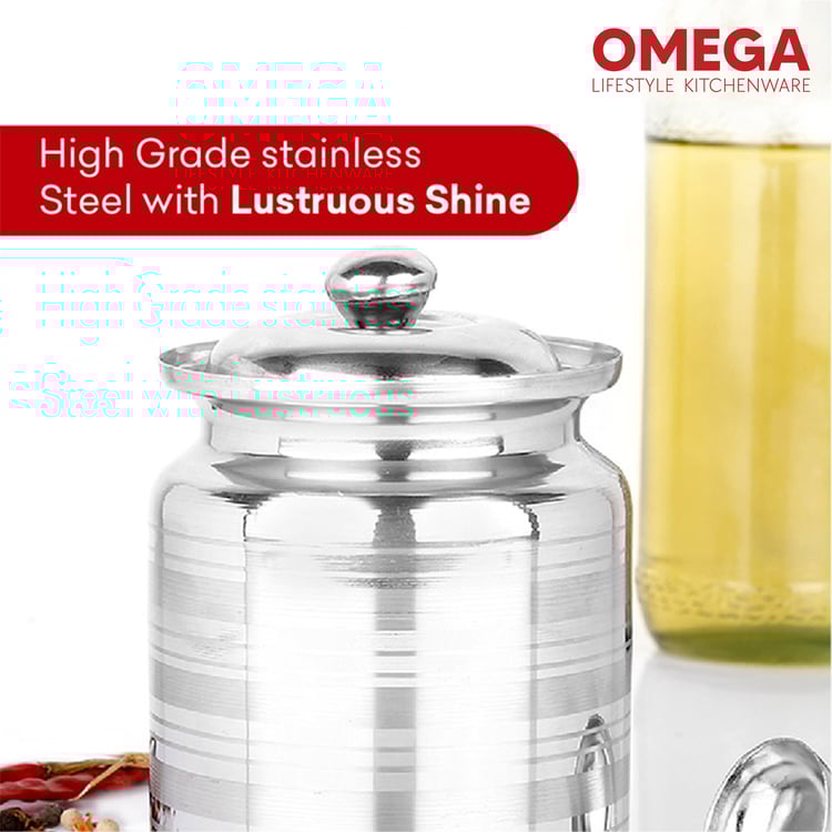 OMEGA Stainless Steel Ghee Pot - 500ml