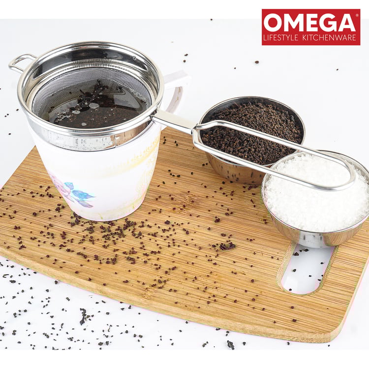 OMEGA Stainless Steel Tea and Coffee Strainer