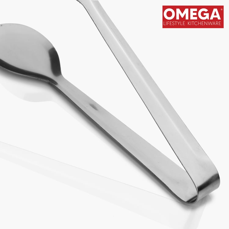 OMEGA Stainless Steel Slotted Tong