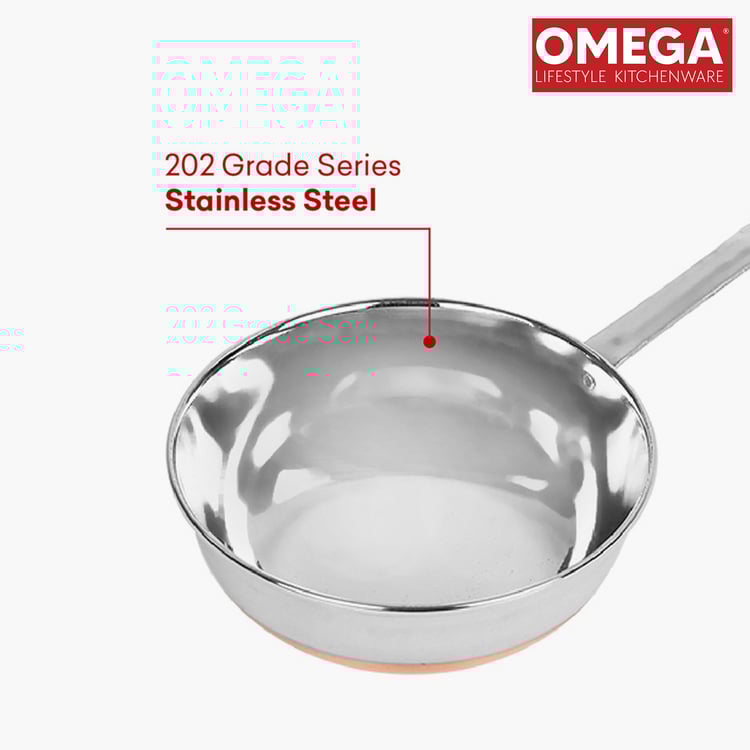 OMEGA Stainless Steel Tadka Pan - 300ml