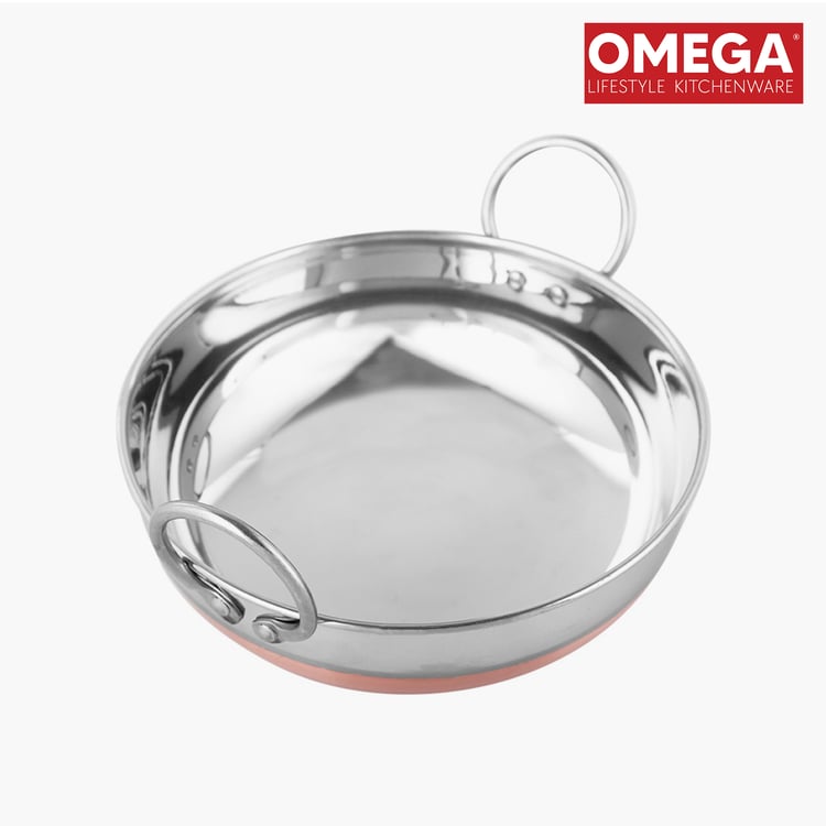 OMEGA Stainless Steel Kadai - 1.4L