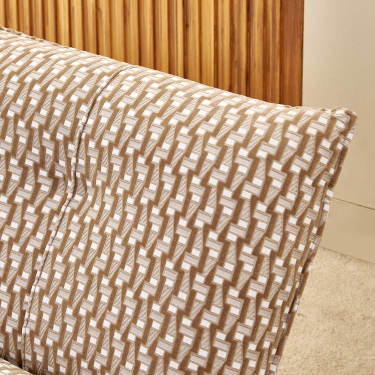 Rodie Fabric Swivel Accent Chair - Brown