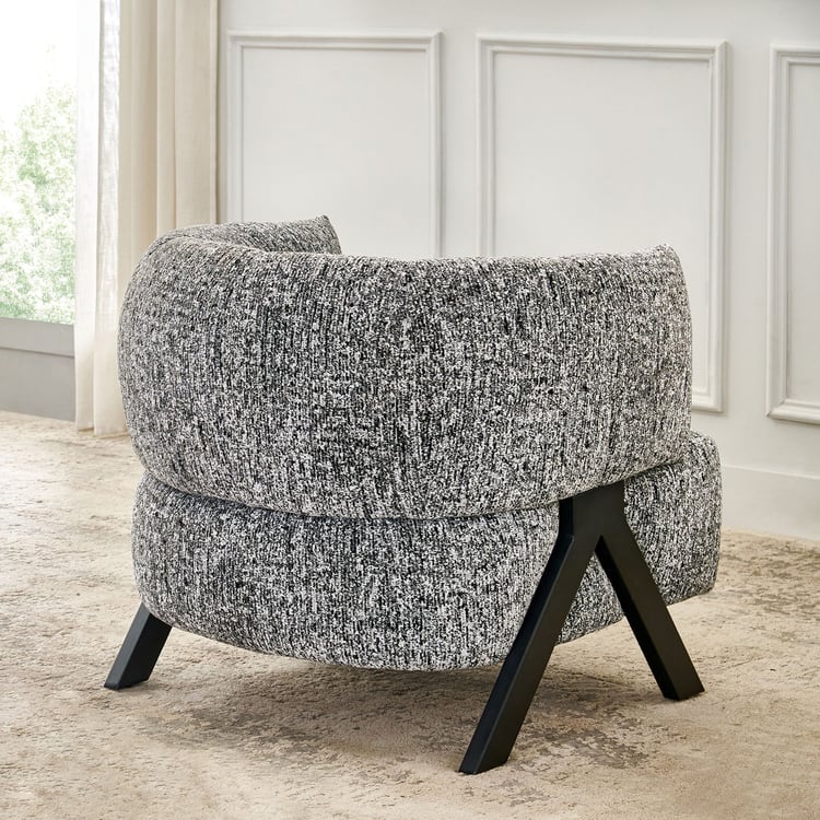 Sabina Fabric Accent Chair - Grey
