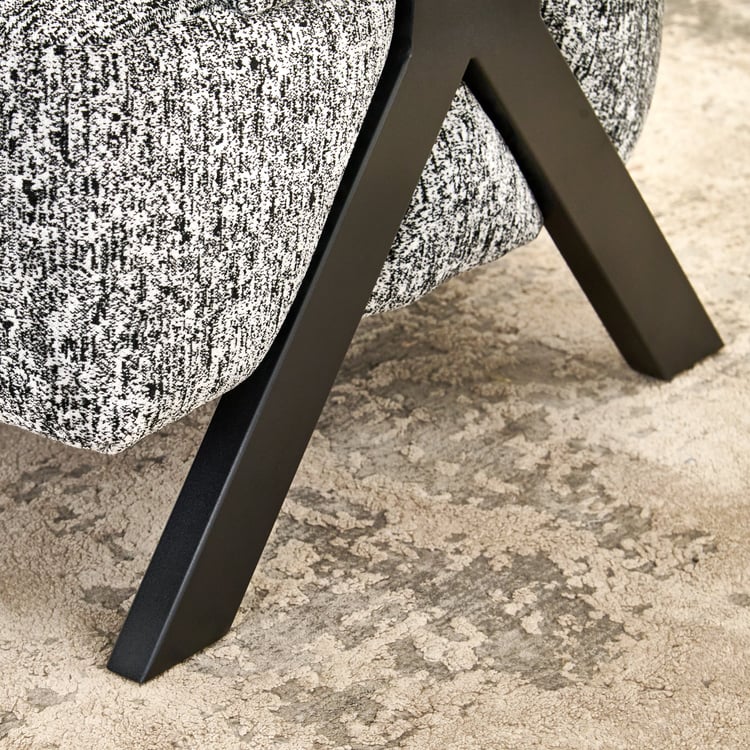 Sabina Fabric Accent Chair - Grey