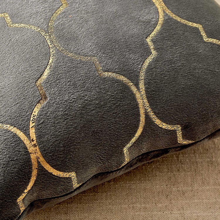 Corsica Dazzle Set of 2 Foil-Printed Cushion Covers - 40x40cm