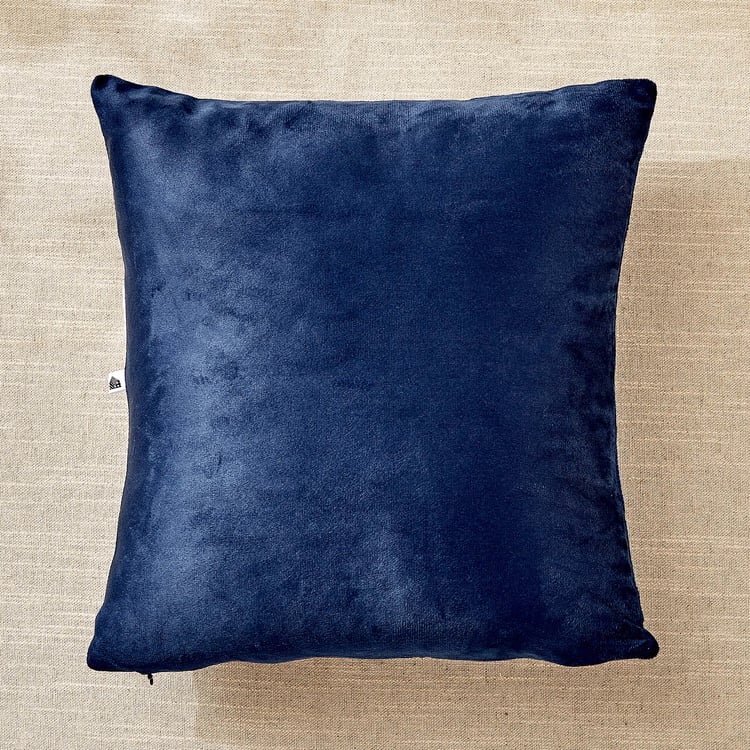 Corsica Dazzle Set of 2 Foil-Printed Cushion Covers - 40x40cm