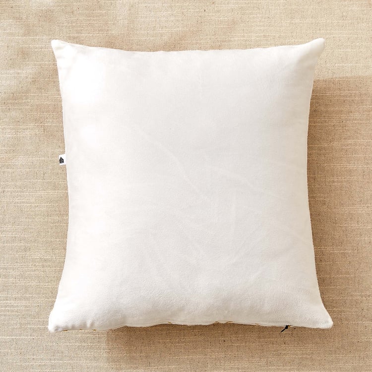 Corsica Dazzle Set of 2 Foil Printed Cushion Covers - 40x40cm