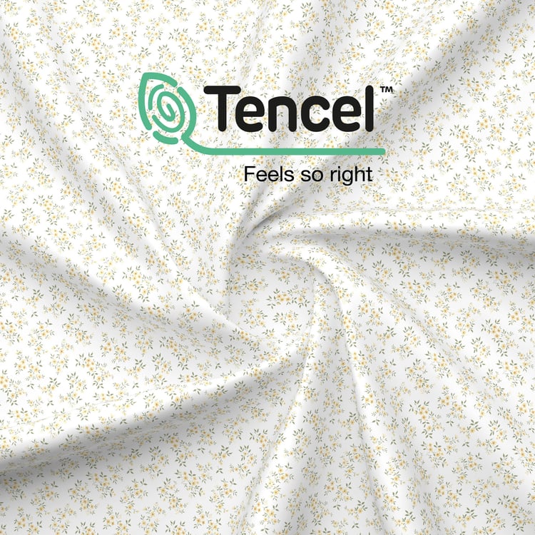 BOUTIQUE LIVING Zen Living Tencel Printed Reversible Double Dohar